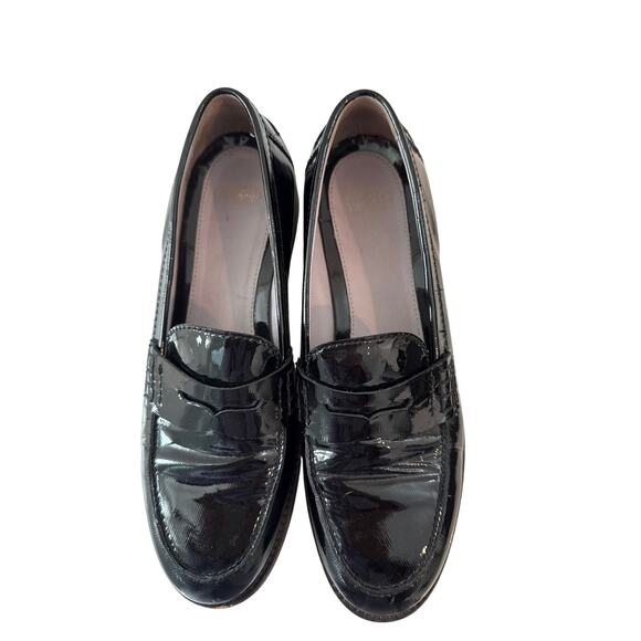 Johnston and Murphy Gwynn Black Patent Penny Loafers, 8 - Picture 3 of 10